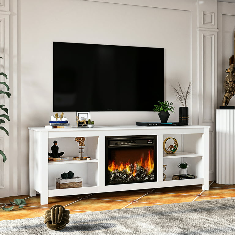 Fireplace Tv Stand For Up To 65