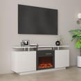 thumbnail image 1 of Fireplace TV Stand With 23" Electric Fireplace 9 Color Changeable Fireplace TV Stand Entertainment Center For Living Room, 1 of 9