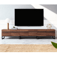 thumbnail image 1 of Modern TV Stand, 4 In 1 Entertainment Center TV Console With Storage Cabinets And Metal Base,Media Console For Living Room, 1 of 7
