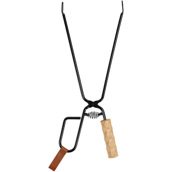 Fireplace Tongs Heavy Duty Fire Stove Tweezers Tongs Grill Camping Tongs Grabber Waste Garbage Picking Clamp Tool for Home Outdoor(1pcs