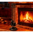 thumbnail image 1 of Fireplace Tools Set 5 Pieces Wrought Iron Fire Tool Set for Outdoor/Indoor Fireplace Accessories Set, 1 of 4