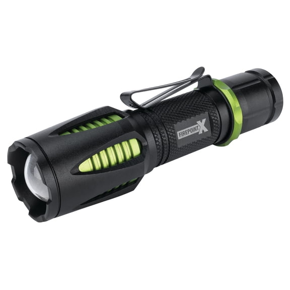 Performance Tool W2659 Adjustable DuoFocus LED Flashlight with 520 Lumens, Water and Impact Resistant - Black