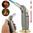 thumbnail image 1 of Firepower Butane Torch Premium Kitchen Torch Lighters with Safety Lock Adjustable Refillable Multipurpose Culinary Blow Torch for Creme Brulee, Baking, BBQ ，cooking (Butane Gas Not Included), 1 of 8