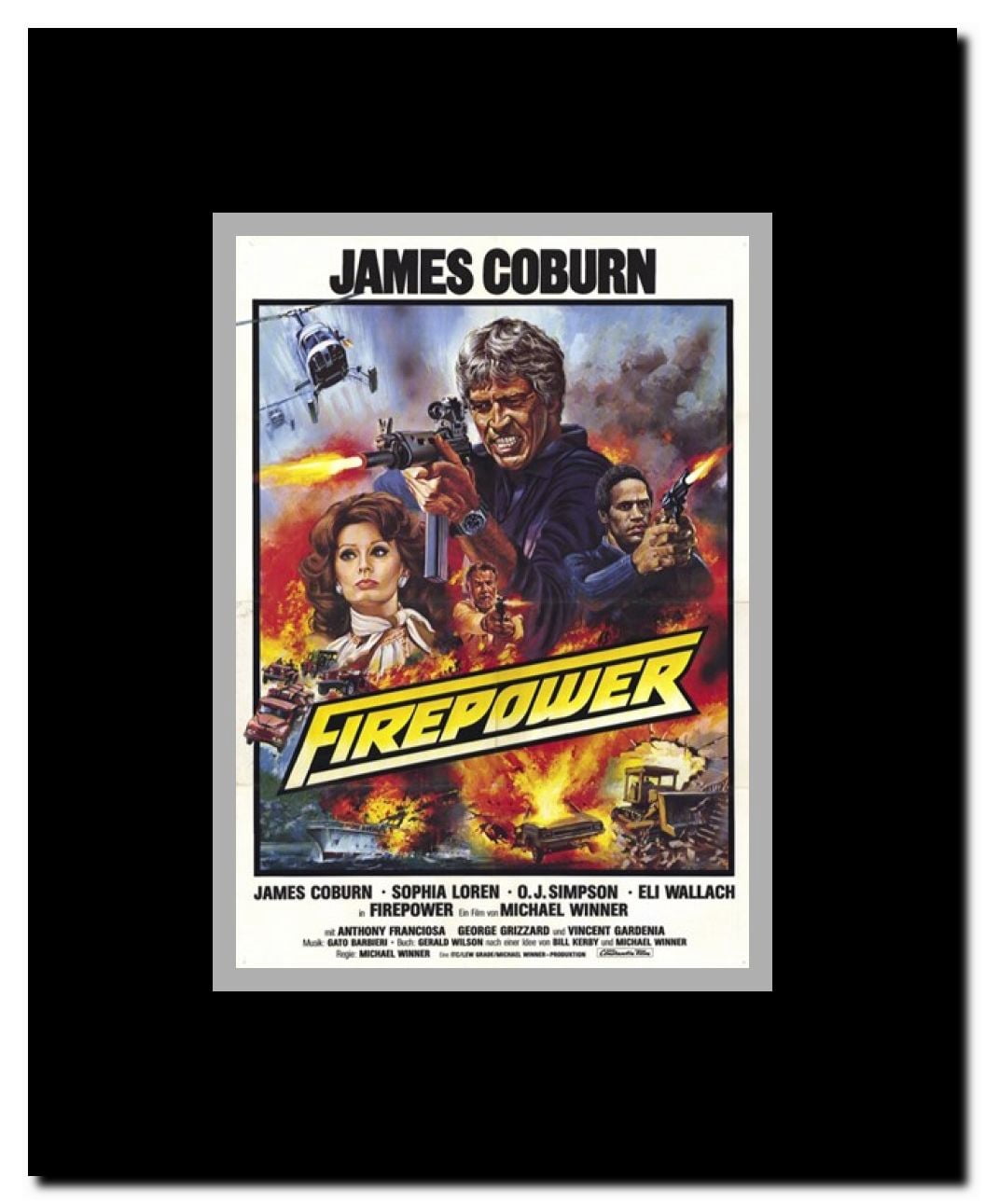 Firepower Framed Movie Poster