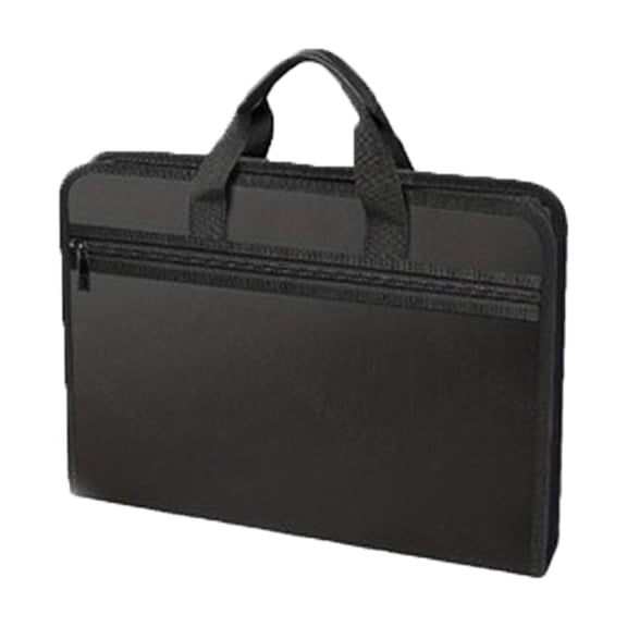 Fireproof Accordion File Folder with Handle A4 Document Bag Exam Paper Organizer Storage Pouch