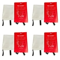 Fireproof Blanket*1*4 Clearance! Emergency Fire Blanket Fire Suppression Blanket for Kitchen 40” X 40” Fire Blanket for Home Fiberglass Fire Blanket