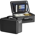 thumbnail image 1 of Fireproof  Box, Small Hard Case Fireproof Box with Fireproof Zipper & Lock, 6400?F Heat Insulated Fireproof Water Resistant Safe Box for , A5 Document, Passport and , Black, 1 of 6
