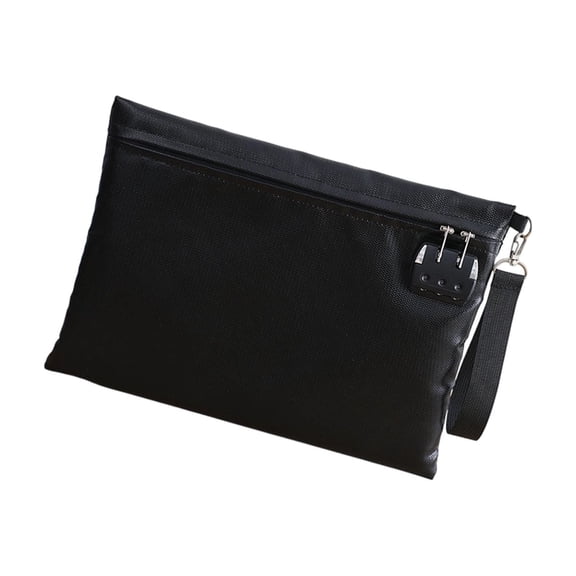 Fireproof Document Bag, File Large Capacity Fireproof Storage for Legal Papers, Electronics & Valuables