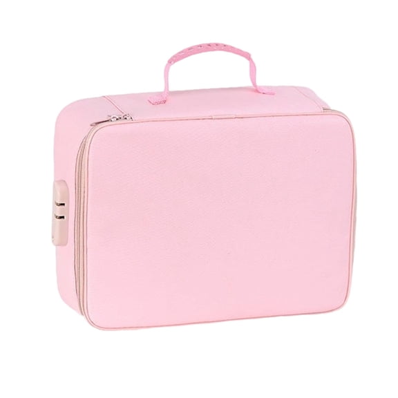 Fireproof Document Bag with Lock, 3-Layer Waterproof File Storage Case with Combination Lock, Portable Travel Organizer for Laptop Files Certificates And Passports Ciozy