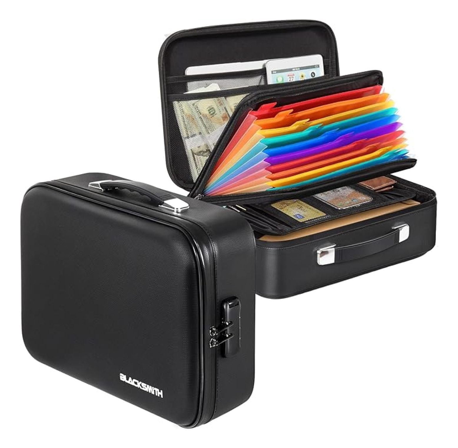 Fireproof Document Box, 4200°F Heat Resistant & Waterproof Hard Case 13 ...