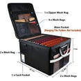 thumbnail image 1 of Fireproof Document Box with Lock, Water-Resistant Safe Storage Cabinet for Letter/Legal Folders, 1 of 5