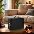 thumbnail image 1 of Fireproof Document Organizer with Lock,Upgraded Heat Insulated Fireproof＆Waterproof Box File Organizer,Portable Home Travel Fireproof Box for Important Documents,Files, 1 of 3