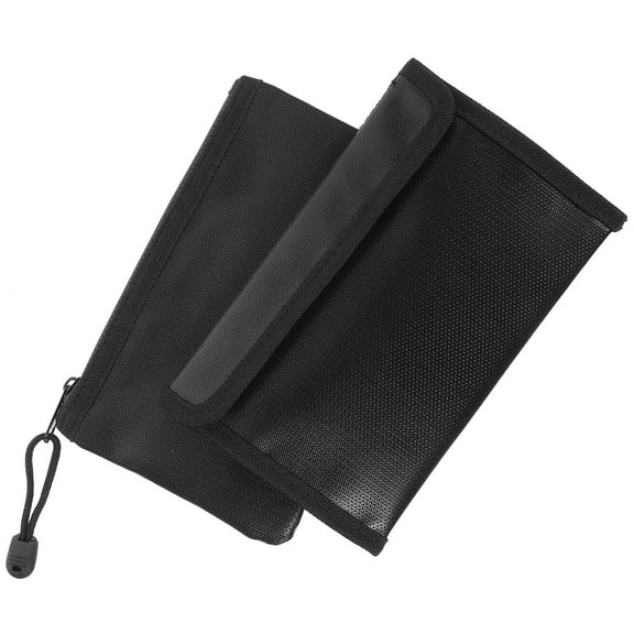 Fireproof File Bag Money Pouch Portable Files High Temperature Resistance Holder Office