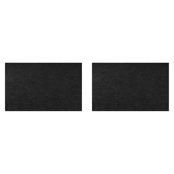 Fireproof Fireplace Hearth Rug Non Slip Protection Mat Flame Resistant Pad 2PCS
