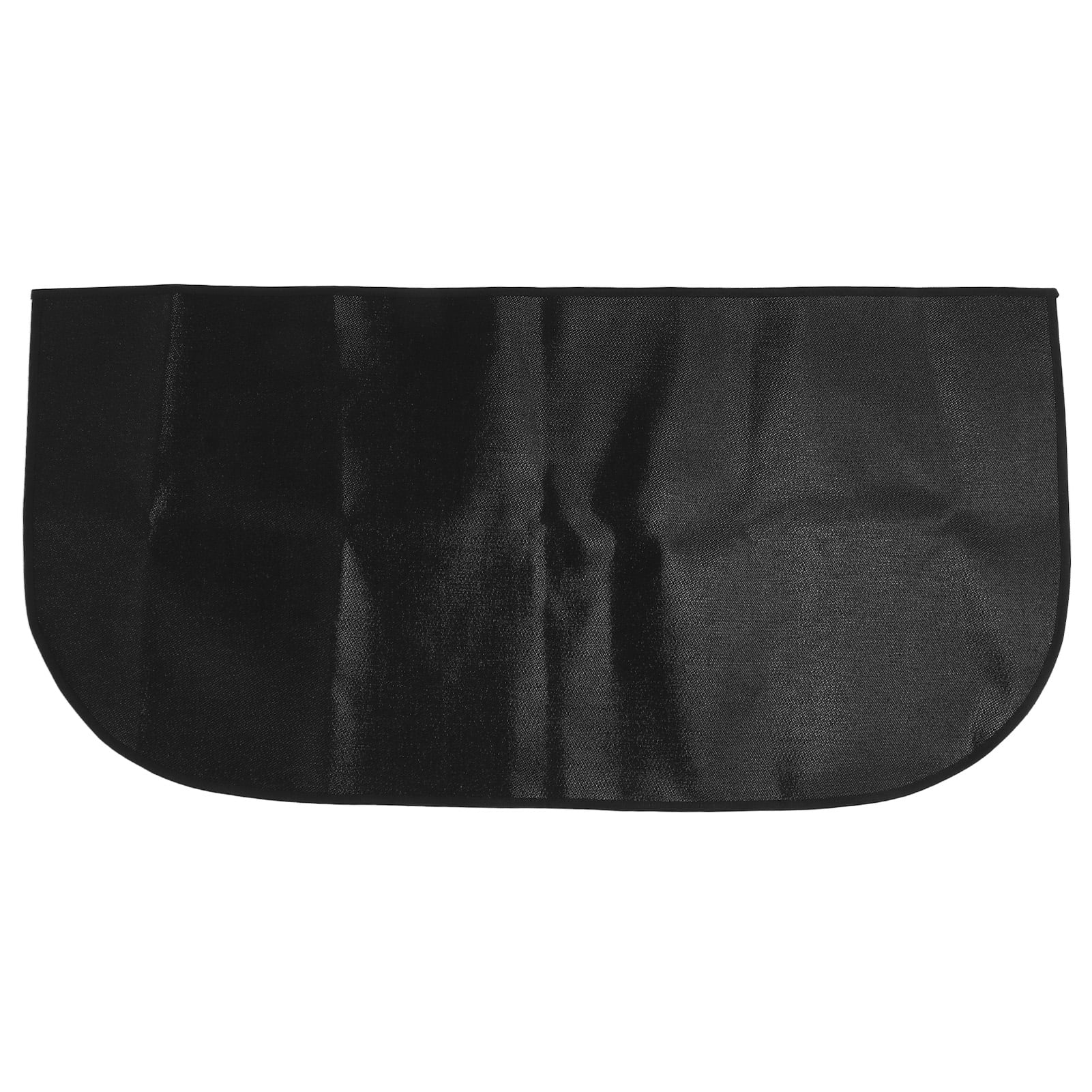 Fireproof Fireplace Mat Black Portable Stove Hearth Pad Slip Proof