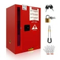 thumbnail image 1 of Fireproof Flammable Storage Cabinet 18 Gallon, 35x23.23x18.11 In, Galvanized Steel Liquid Storage with Adjustable Thickened Shelf, Hazardous Storage Cabinets, Safety Cabinets for Garage Workshop, 1 of 7