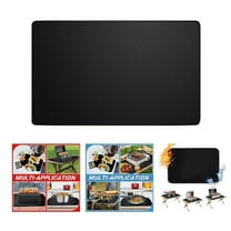 Fireproof Grill Mat for Outdoor BBQ & Indoor Countertop Protection,Heat Resistant Fire Pit Mat, Double-Sided Oil Proof Waterproof Easy to Clean Grill Pad for Prep Table, Patio, Deck, and Kitchen Use