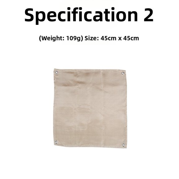 Fireproof Heat Shield Mat for Camping Grills and Portable Stoves Using Glass Fiber Material for Thermal Insulation Performance (45 By 45)