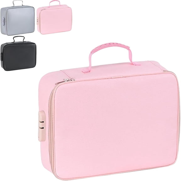 Fireproof Keepsake Box , Fireproof Waterproof Document Storage Box, with Handle Hanging File Folder, for Documents, Letters, Passports, and Cards
