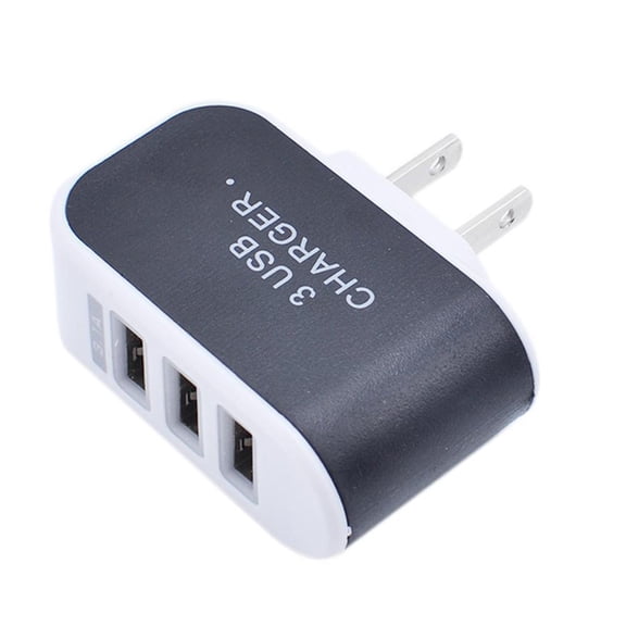 Fireproof Multi USB Charger with LED Display, Universal 110-220V Safe Charging Adapter