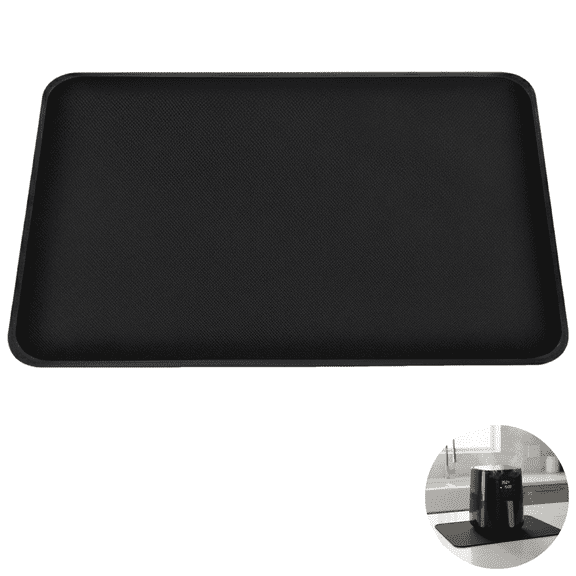 Fireproof PU Fiberglass Mats 23.6 x 15.7 in / 60 x 40 cm, Heat Resistant Mat for Air Fryer up to 932  / 500 , Countertop Protector with Double Sided Silicone, Non-Slip Mat for Grilling, Camping