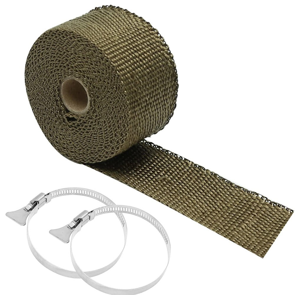 Fireproof Pipe Wrap 5M*5Cm For Diy Tent Stove With Adjustable Clamps