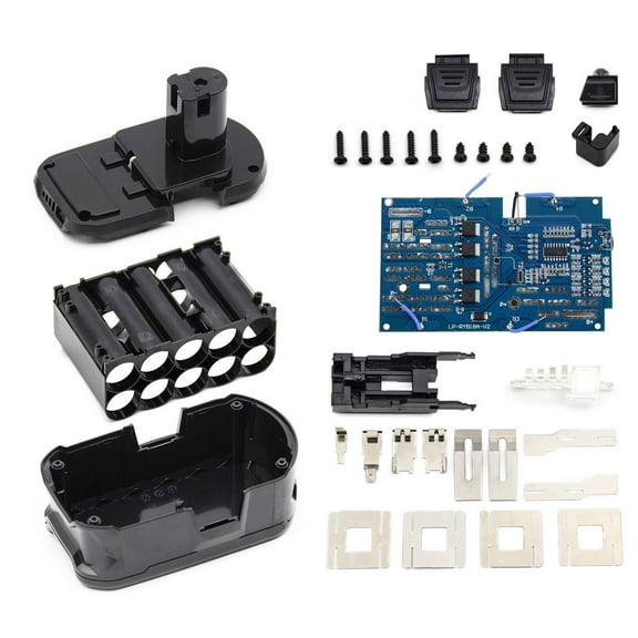 Fireproof Plastic Battery Case for Ryobi 18V P103 P108, Assembles 10 x 18650 Batteries for Experienced Users APPLAYERR Spare Part