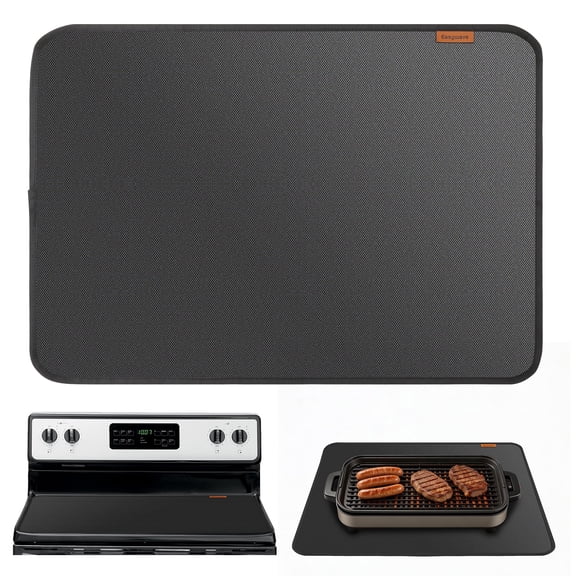 Fireproof Stove Top Covers for Electric Stove, Waterproof & Heat Resistant Mat for Glass Top, Stovetop Protector, Anti-Scratch, 28" x 20"