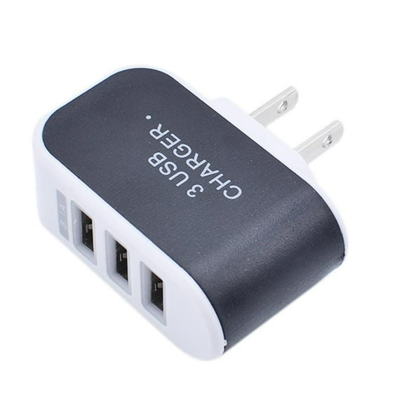 Fireproof USB Travel Charger, 3-Port with LED Indicator, 6*6 cm, Multi-Device Power Hub