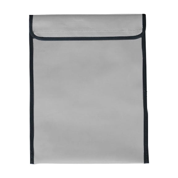 Fireproof Waterproof Document Bag Organizer with Secure Zipper – Fire & Heat Resistant, Water-Resistant File Storage for Important Documents, Passports, Cash & Travel Essentials