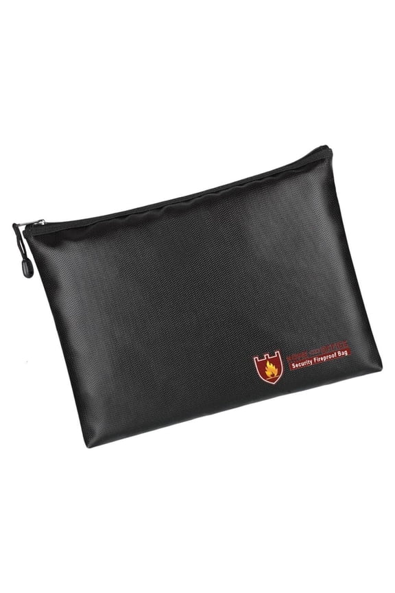 Fireproof Waterproof Zippers Storage Bag Durable Protective Organizers Pouches For Travel Documents