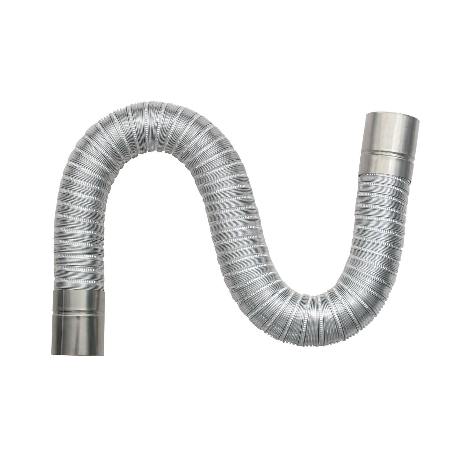 Fireproof gas water heater stainless steel 60-150mm aluminum strong universal exhaust Car intake pipe extension tube length