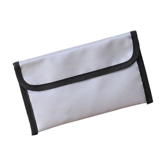 Fireproofs Document Organizers Document Storage Bag with Fiberglass Texture Suitable for Office Home and Travel Use