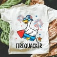 thumbnail image 1 of Firequacker Boy Girl 4th Of July Kids Png, Boy Girl America Png, Patriotic Png, Red White Blue Png, Fireworks, Hand Drawn, Goose Shirt TH280503, 1 of 5
