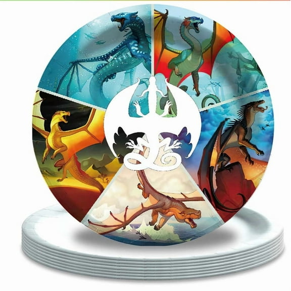 Fires of wing Tableware Plates Party Supplies Birthday Decorations Disposable Dinnerware