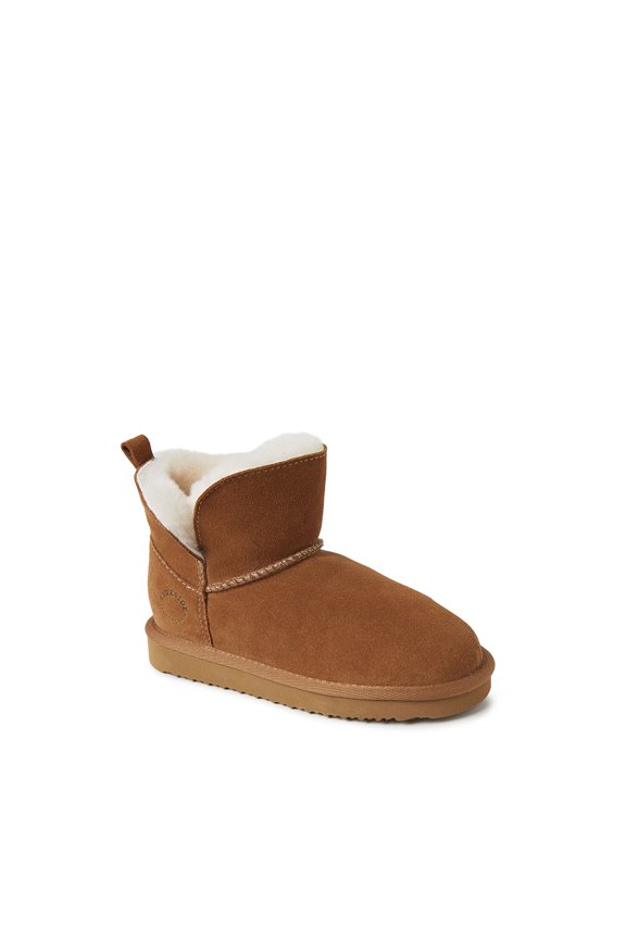 Fireside By Dearfoams Kid's Bunbury Genuine Shearling Boot