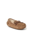 thumbnail image 1 of Fireside By Dearfoams Kid's Parke Genuine Shearling Moccasin Slipper, 1 of 5