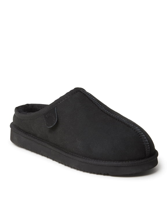Fireside By Dearfoams Men's Grafton Genuine Shearling Clog Slipper
