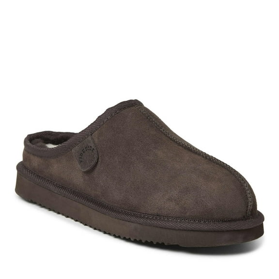 Fireside By Dearfoams Men's Grafton Genuine Shearling Clog Slipper