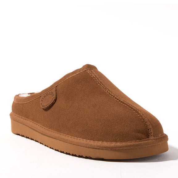 Fireside By Dearfoams Women's Greta Genuine Shearling Clog Slipper