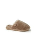 thumbnail image 1 of Fireside By Dearfoams Women's Shelly Beach Genuine Shearling Fuzzy Scuff Slipper, 1 of 6
