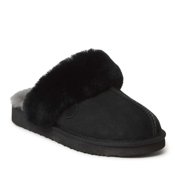 Fireside By Dearfoams Women's Sydney Genuine Shearling Scuff Slipper