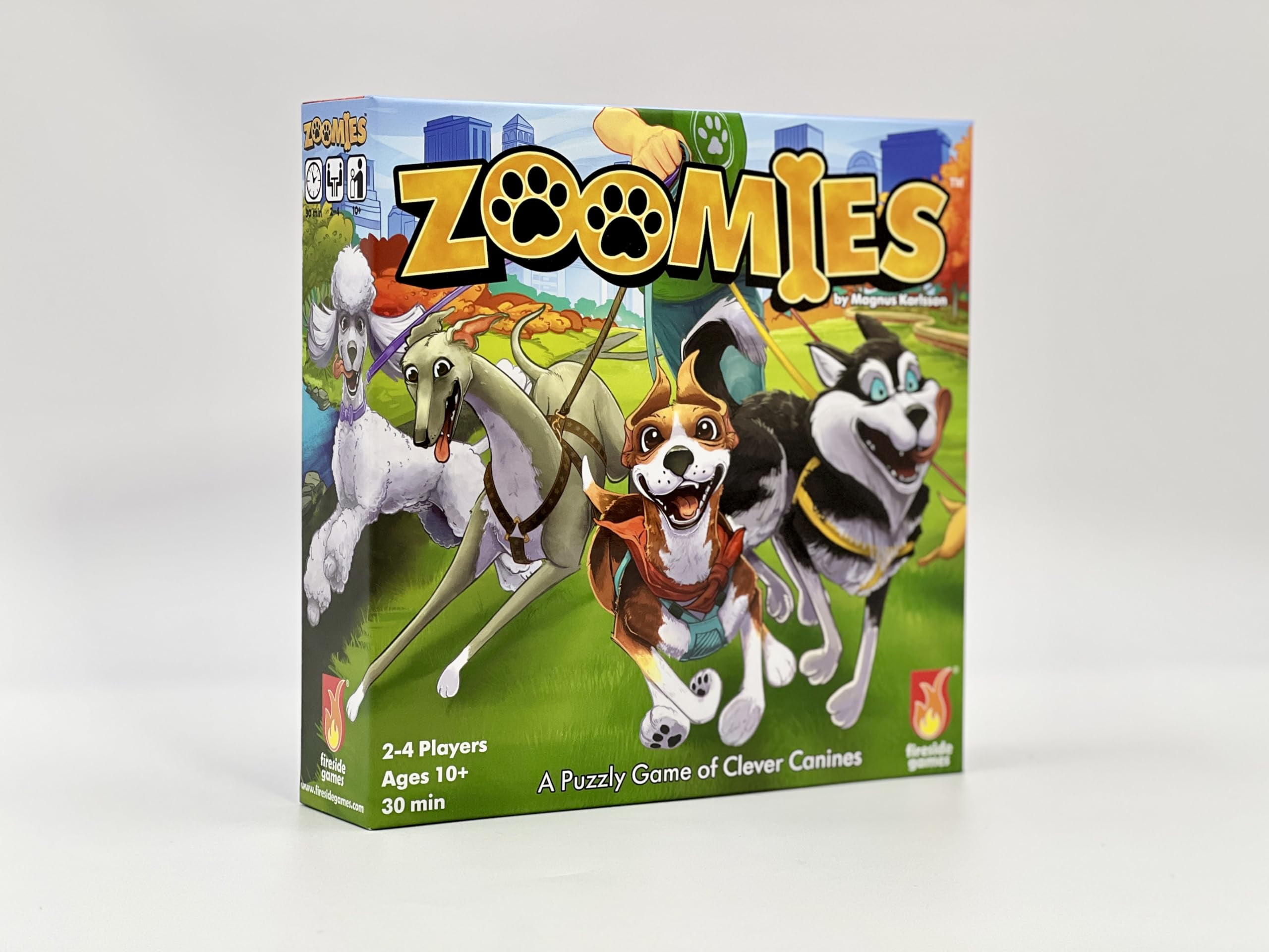 Fireside Games Zoomies – Fast-Paced Dog Walking Family Card Board Game Fun for All Ages Quick Play 2 to 4 Players Ages 10+ Fireside Games Zoomies – Fast-Paced Dog Walking Family Card Board Game Fun for All Ages Quick Play 2 to 4 Players Ages 10+