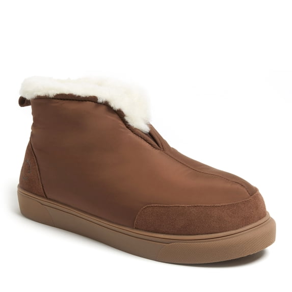 Fireside by Dearfoams Men's Shearling Warm Up Bootie