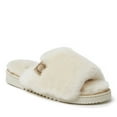 thumbnail image 1 of Fireside by Dearfoams Women's Cairns Genuine Shearling Fuzzy Slide Slipper, 1 of 6