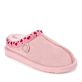 thumbnail image 1 of Fireside by Dearfoams Women's Greta Genuine Shearling Clog Slipper with Embroidery, 1 of 8