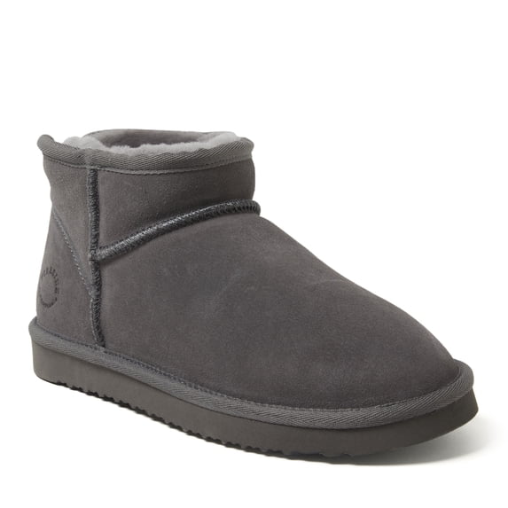 Fireside by Dearfoams Women's Riverland Genuine Shearling Micro Bootie