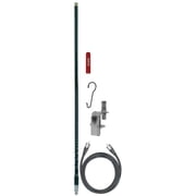 Firestik FS3SMK-B 3 ft. 300W Twist-To-Tune Series Fiberglass Single Mirror Mount CB Antenna Kit - Black