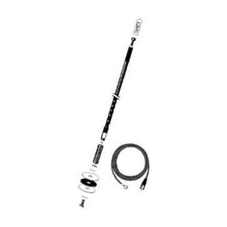 FireStik FG2DD-B No Ground CB Antenna Kit (Black)