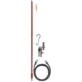thumbnail image 1 of Firestik FS3SMK-R 3 ft. 300W Twist-To-Tune Series Fiberglass Single Mirror Mount CB Antenna Kit - Red, 1 of 1